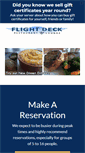 Mobile Screenshot of flightdeckrestaurant.com